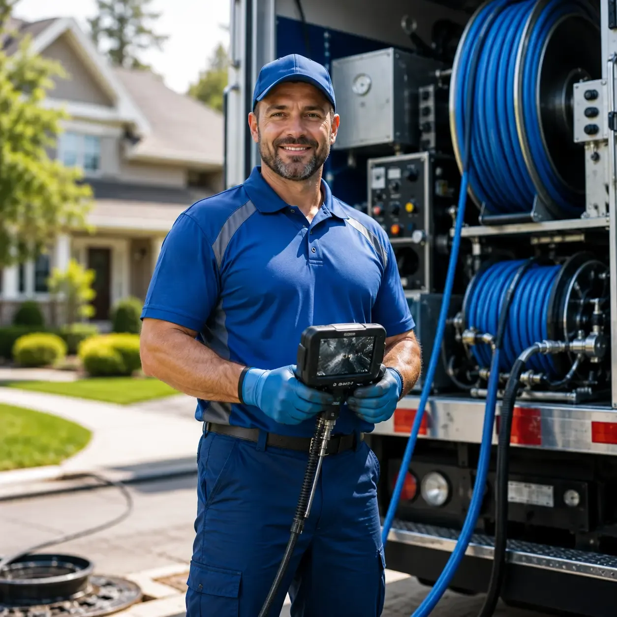 Local outdoor drain cleaning specialists in Belleville, MI